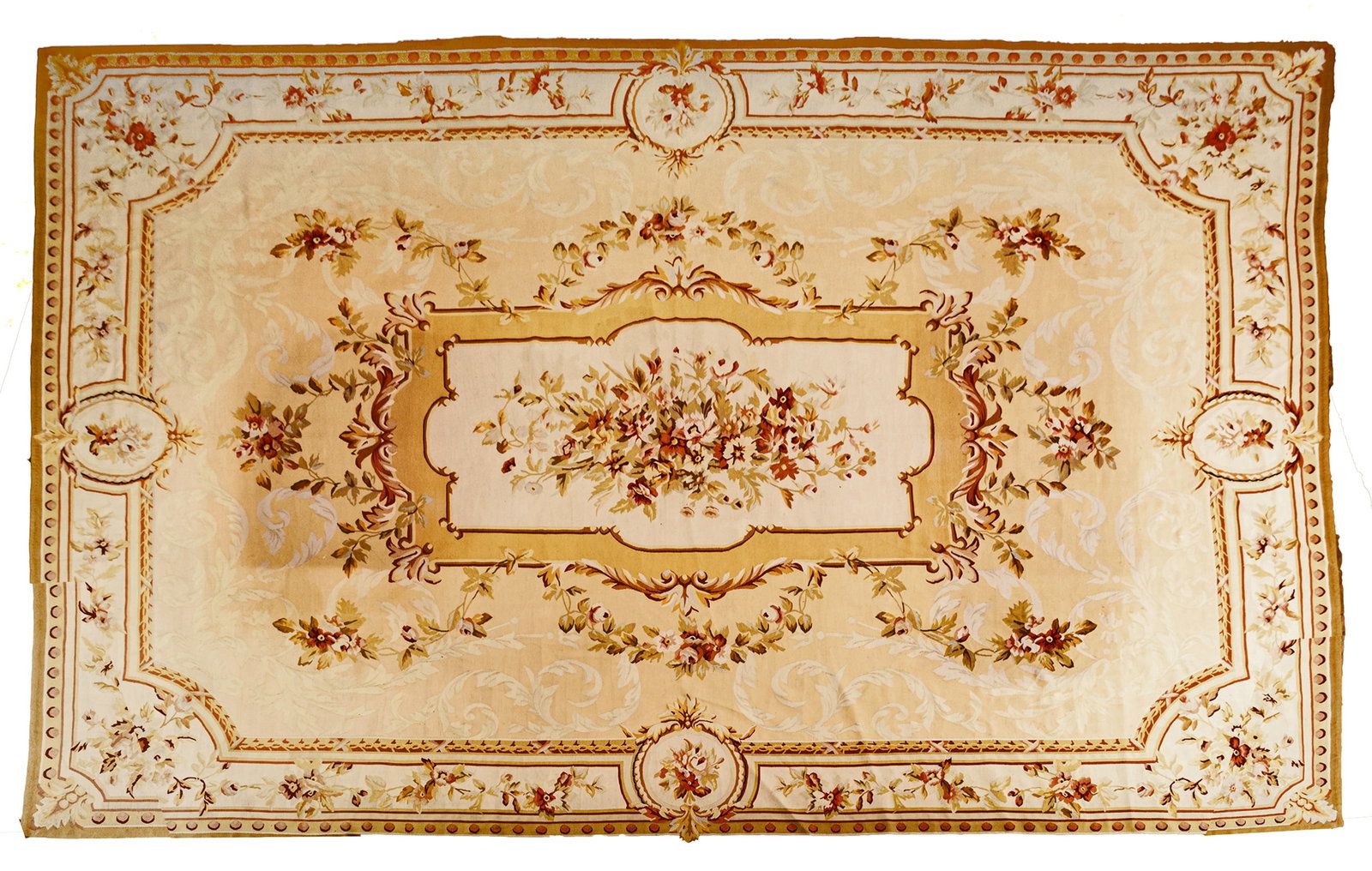 Aubusson Design Tapestry 20th Cent., W 14' 10" L 18' (1 of 6)