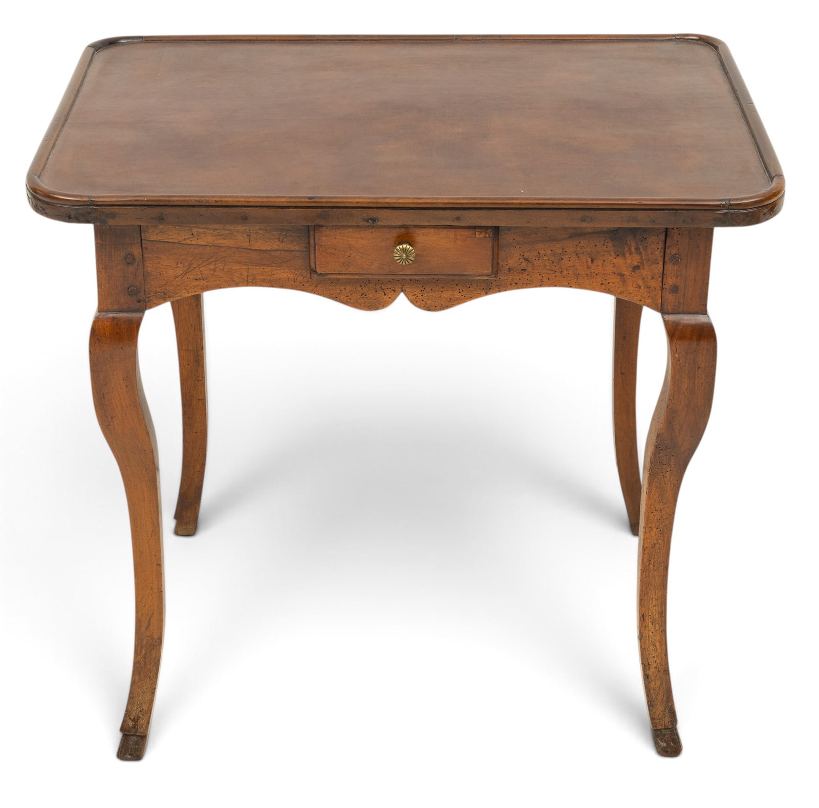 French Walnut Writing Table 1850, H 27" W 23" L 31" 1 PC (1 of 5)