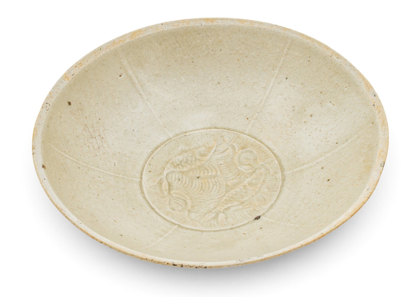 Chinese Quingbai Porcelain Bowl H 1.75" Dia. 6.75" 1 PC (1 of 5)