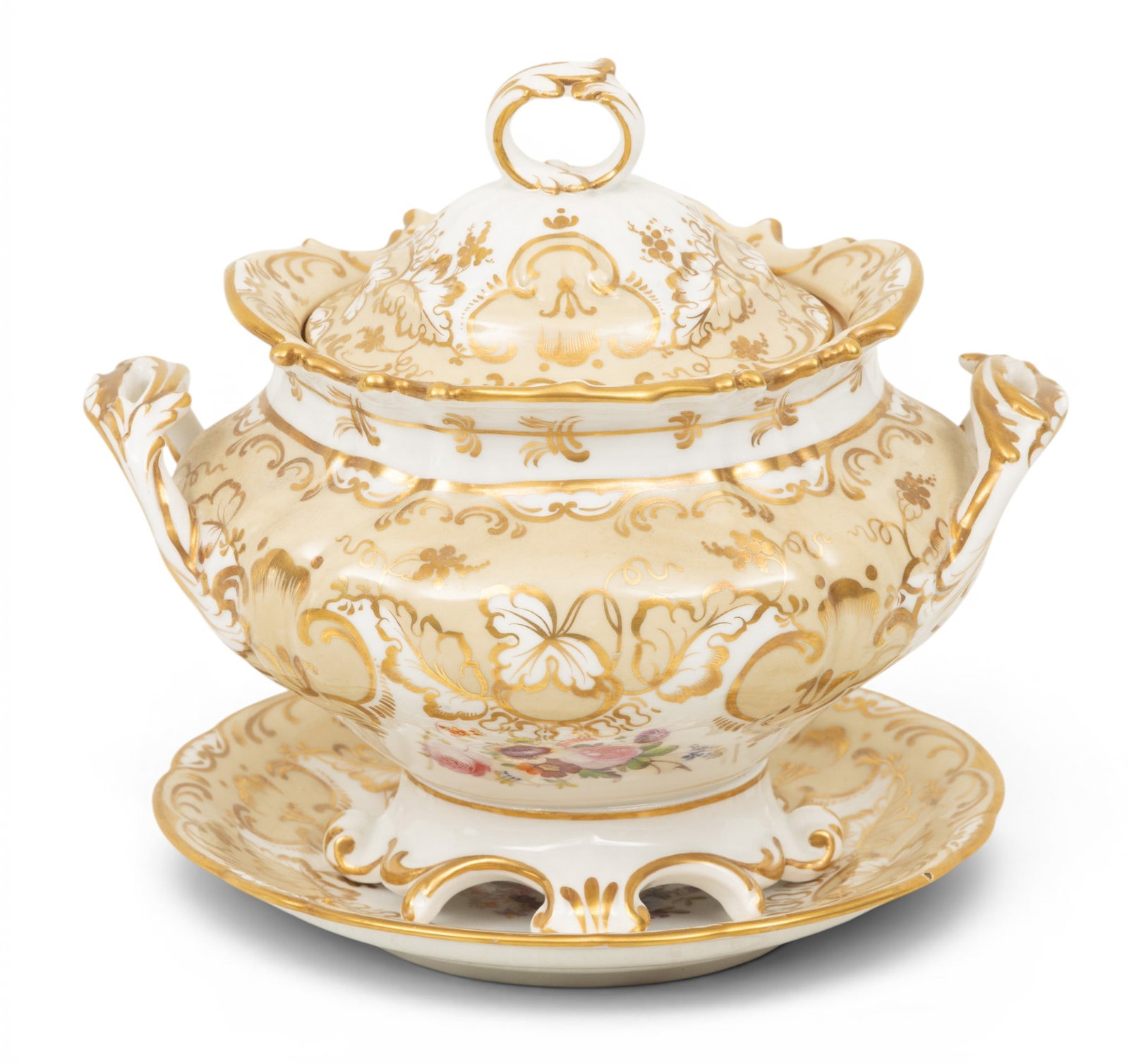 John Ridgway & Co. Porcelain Covered Small Tureen and Underplate 1850, 'With Royal Coat of Arms', 2 (1 of 6)