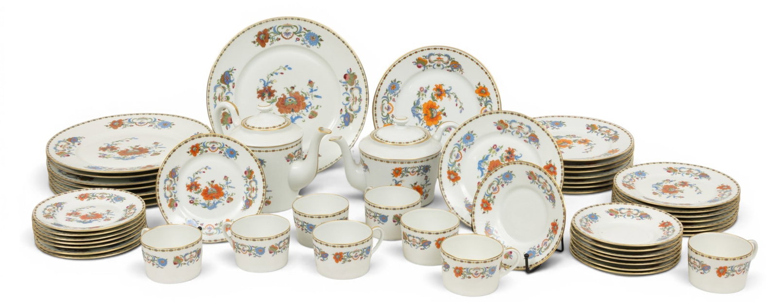 Limoges (France) by Ceralene, Service for 8 'Vieux Chine', 50 PCS (1 of 10)