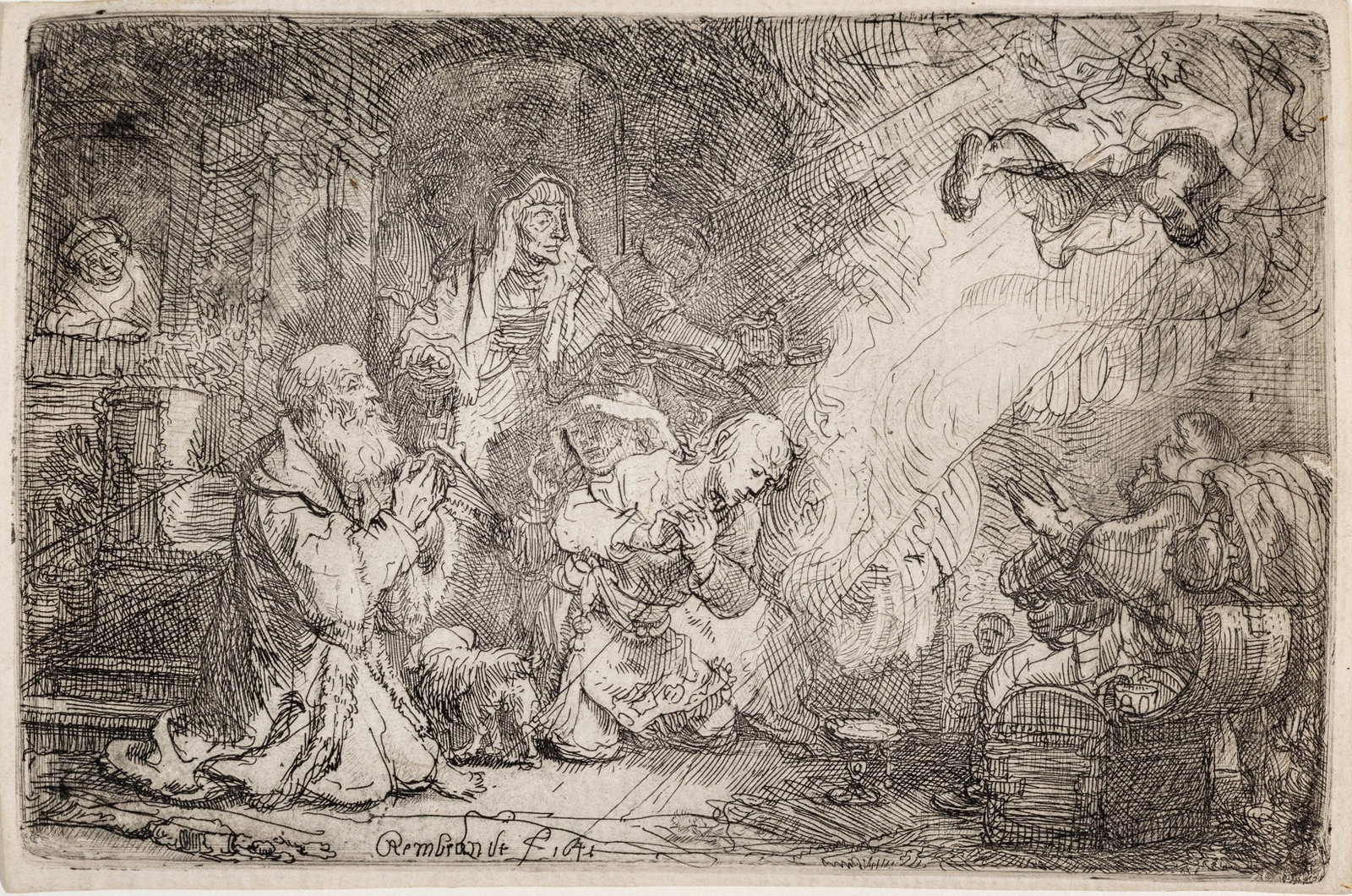 Rembrandt Van Rijn (Dutch, 1606-1669) Engraving and Drypoint on Laid Paper, Without Watermark 1641, (1 of 10)