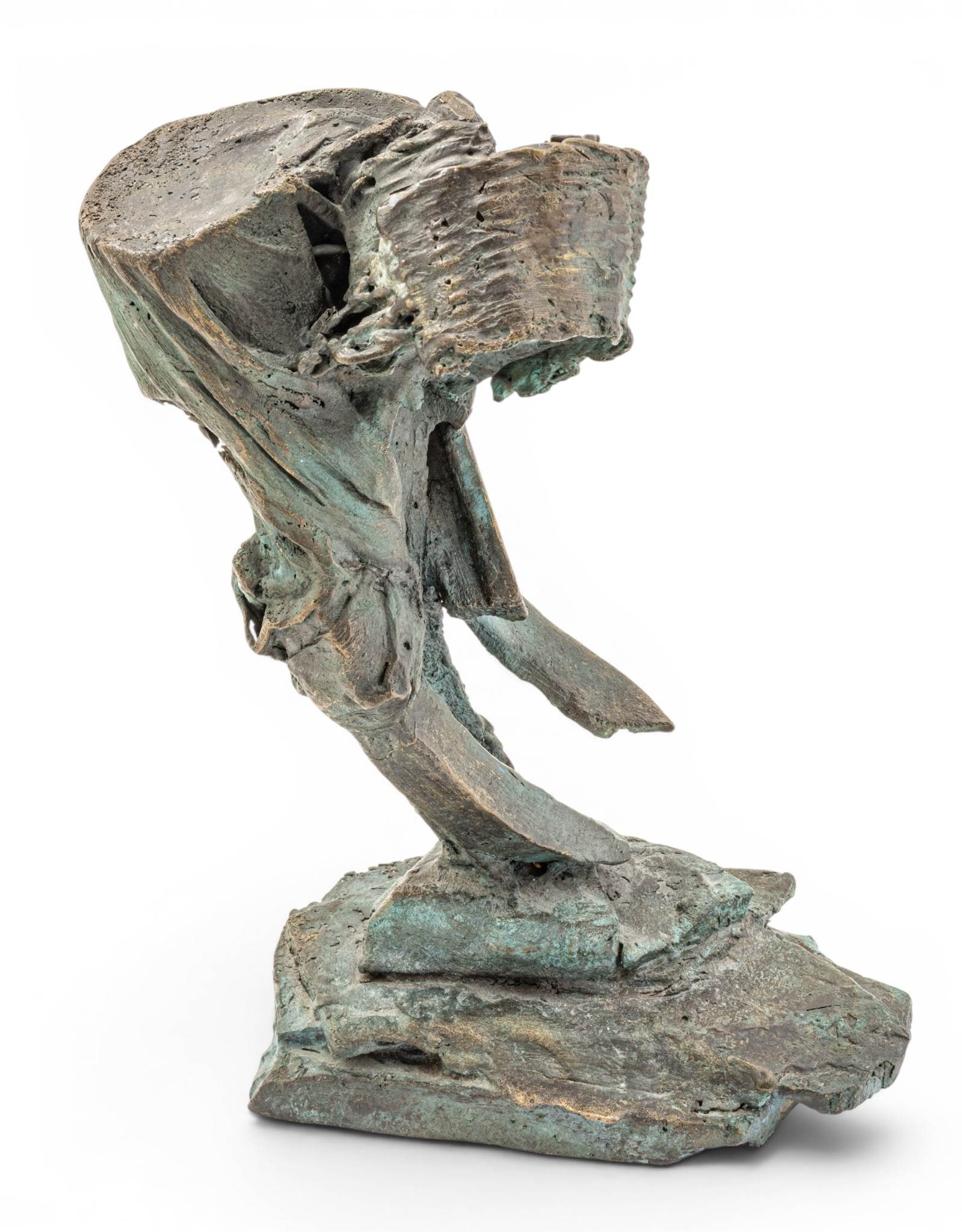 Joseph Wesner (American, B. 1955) Bronze: Joseph Wesner (American, B. 1955) Bronze Wesner received his MFA in Sculpture from Cranbrook Academy of Art in 1980. Known for his meticulous craftsmanship and innovative approach to form, Wesner has 