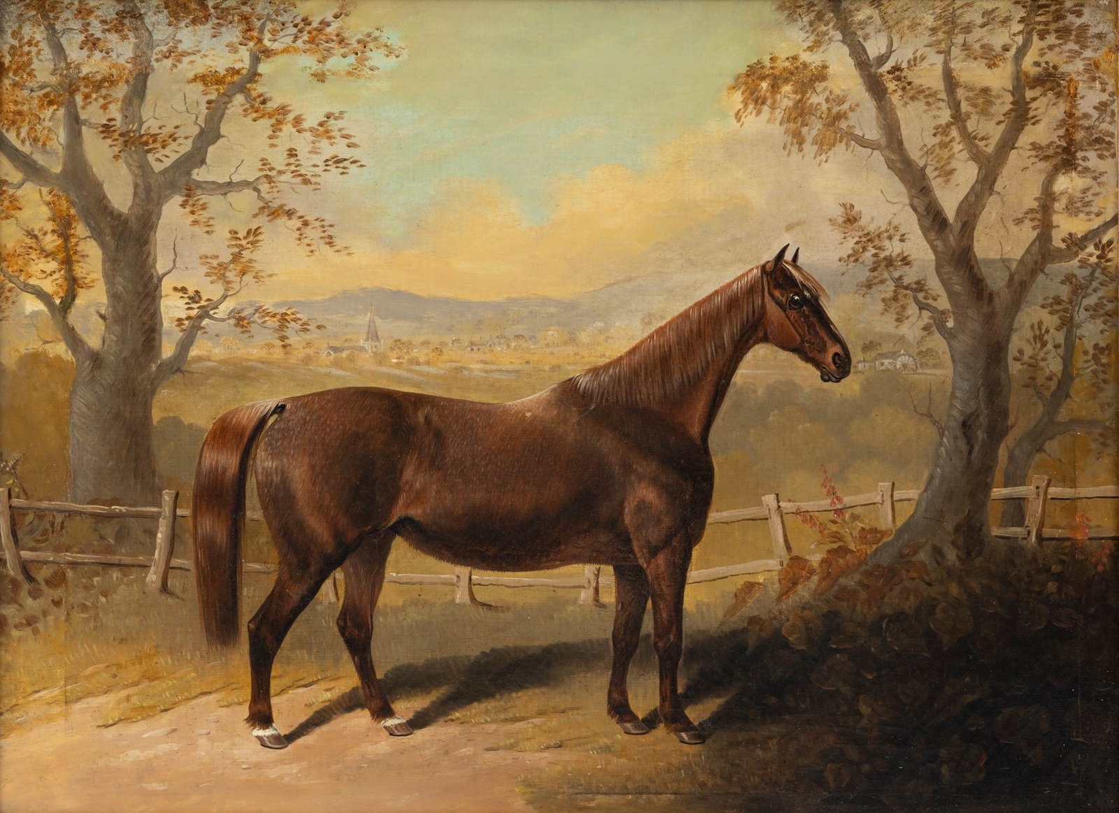 Attributed to John E. Ferneley Sr. (English, 1782-1860) Oil on Canvas, Ca. Mid 19th C., 'Portrait of (1 of 10)