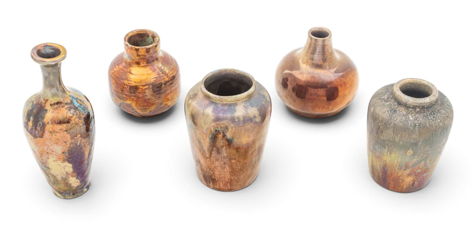 Ira and Ella Peters for Pewabic Pottery (Detroit, Est. 1903) Copper Glaze with Reduction Ceramic (1 of 7)