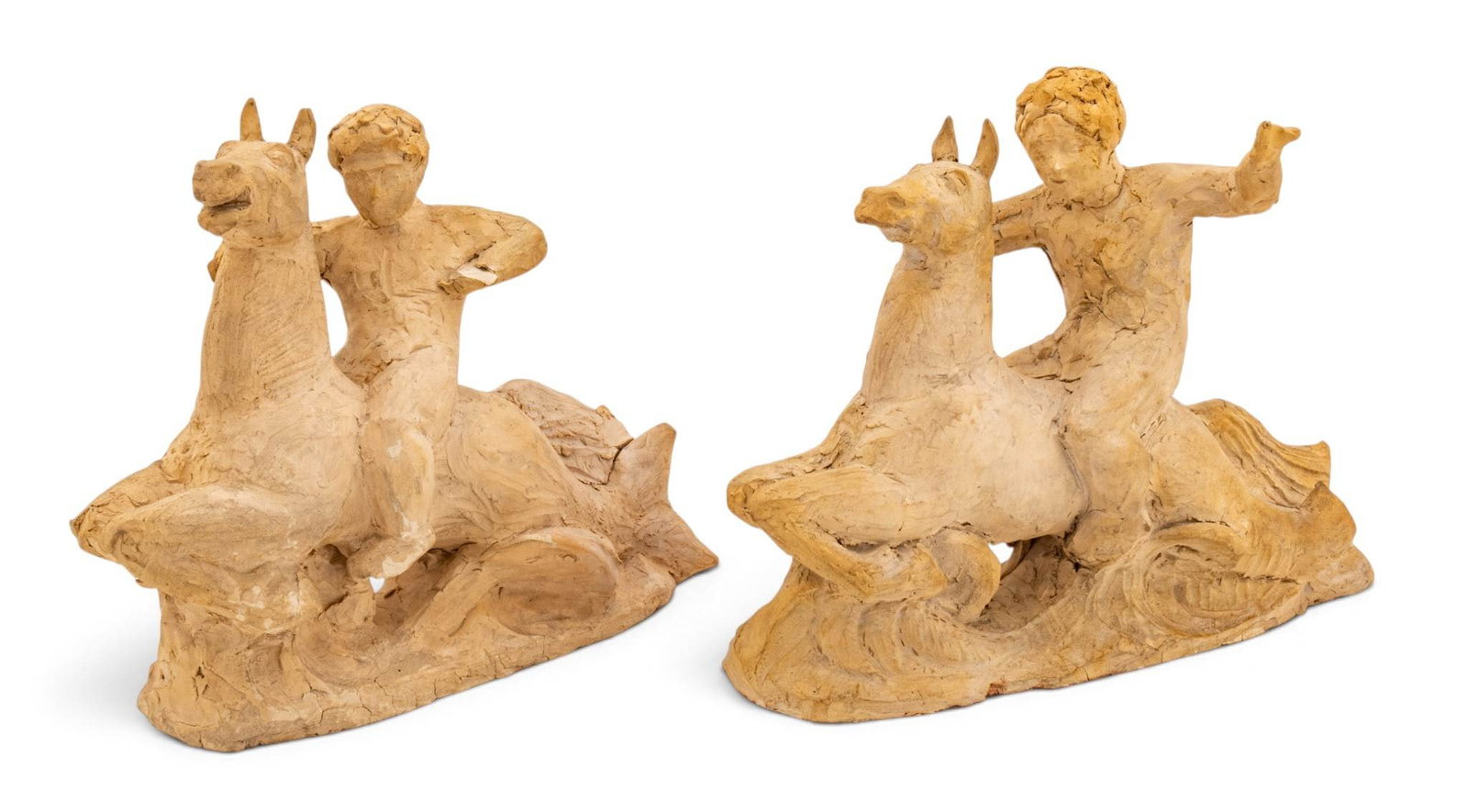 Alex Lapteff for Pewabic Pottery (Russian/American, 1905-1991) Earthenware Sculptures 1934, 'Studies (1 of 11)
