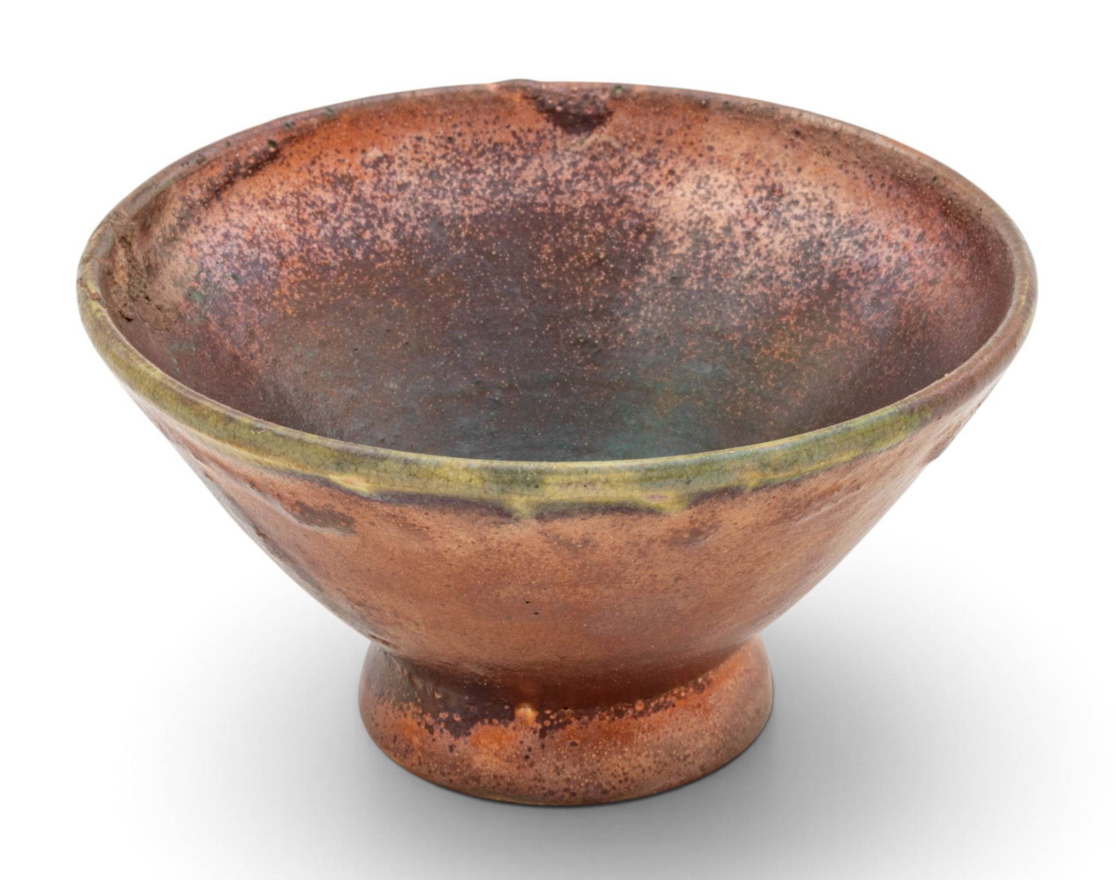 Mary Chase Perry (American, 1867-1961) Pewabic Pottery Iridescent Glazed Earthenware Low Pedestal (1 of 7)