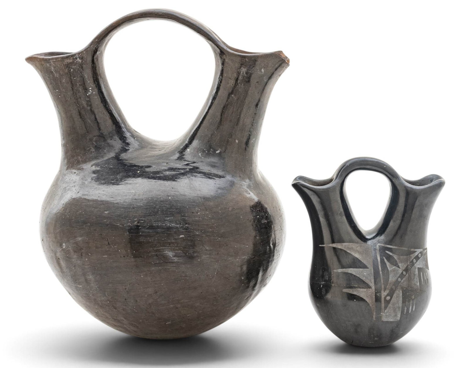 Petra Montoya Gutierrez (American/ Santa Clara Pueblo, 1905-1992) Black on Black Pottery Wedding (1 of 7)