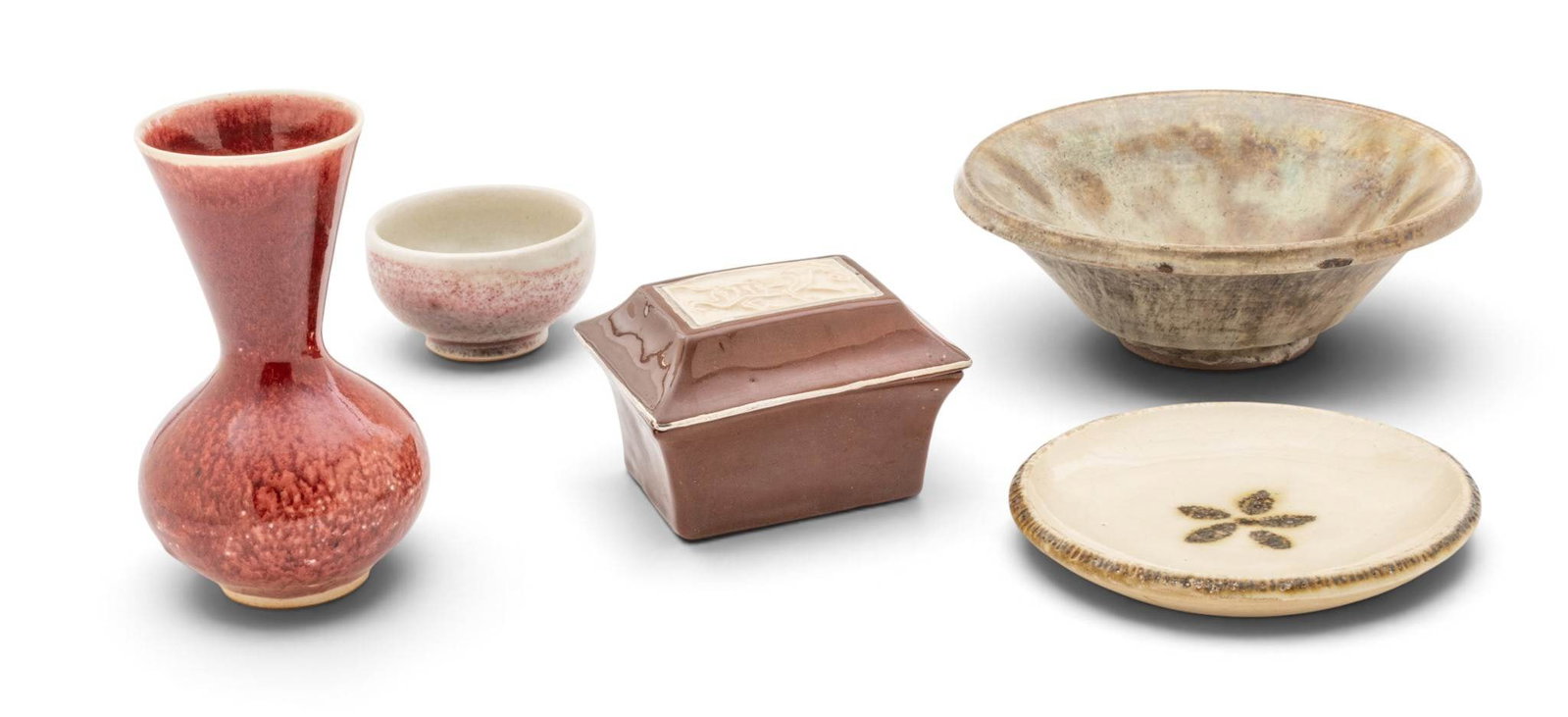 John Foster (American. Michigan) Art Pottery Miniatures, Ca. Mid 20th C., 5 PCS (1 of 9)