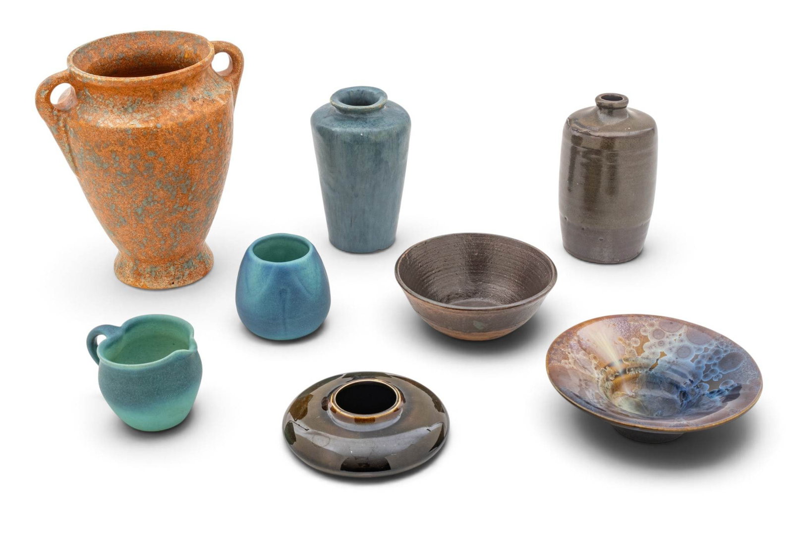 American Art Pottery Vases, Ca. 20th C., 8 PCS (1 of 11)