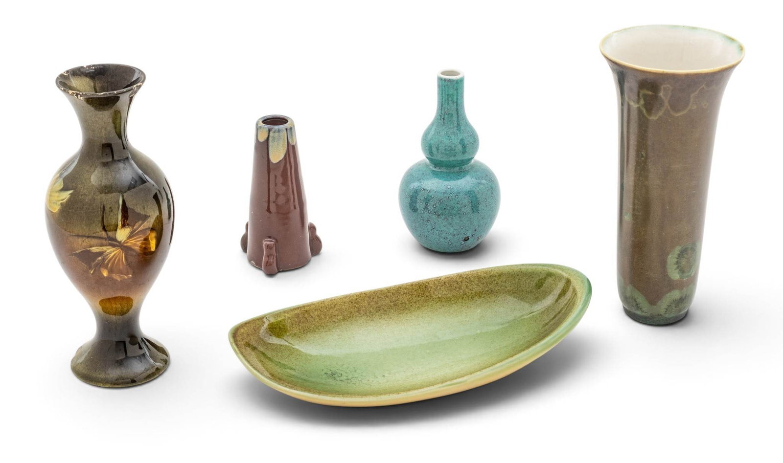 American Art Pottery Vases, Ca. 20th C., 5 PCS (1 of 4)