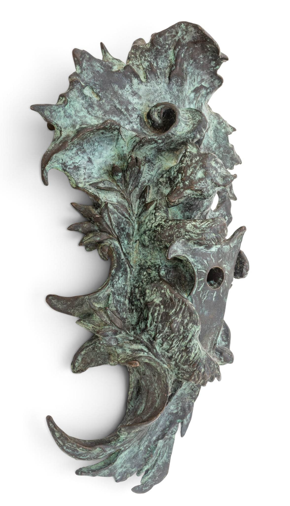 After Frederick Stuart Church Bronze Wall Mounted Doorbell Surround 2015, 'Bear Scratching His Back (1 of 6)