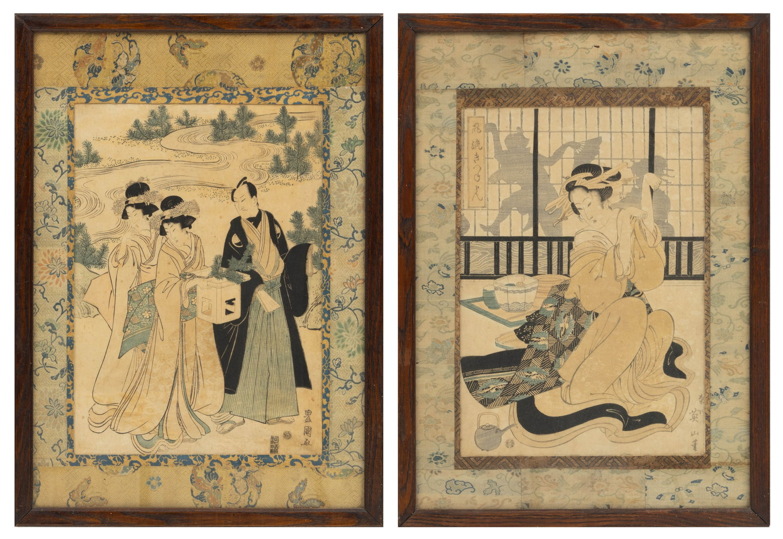 Utagawa Kunisada 三代歌川豊国 and Kikugawa Eizan 菊川 (1 of 10)