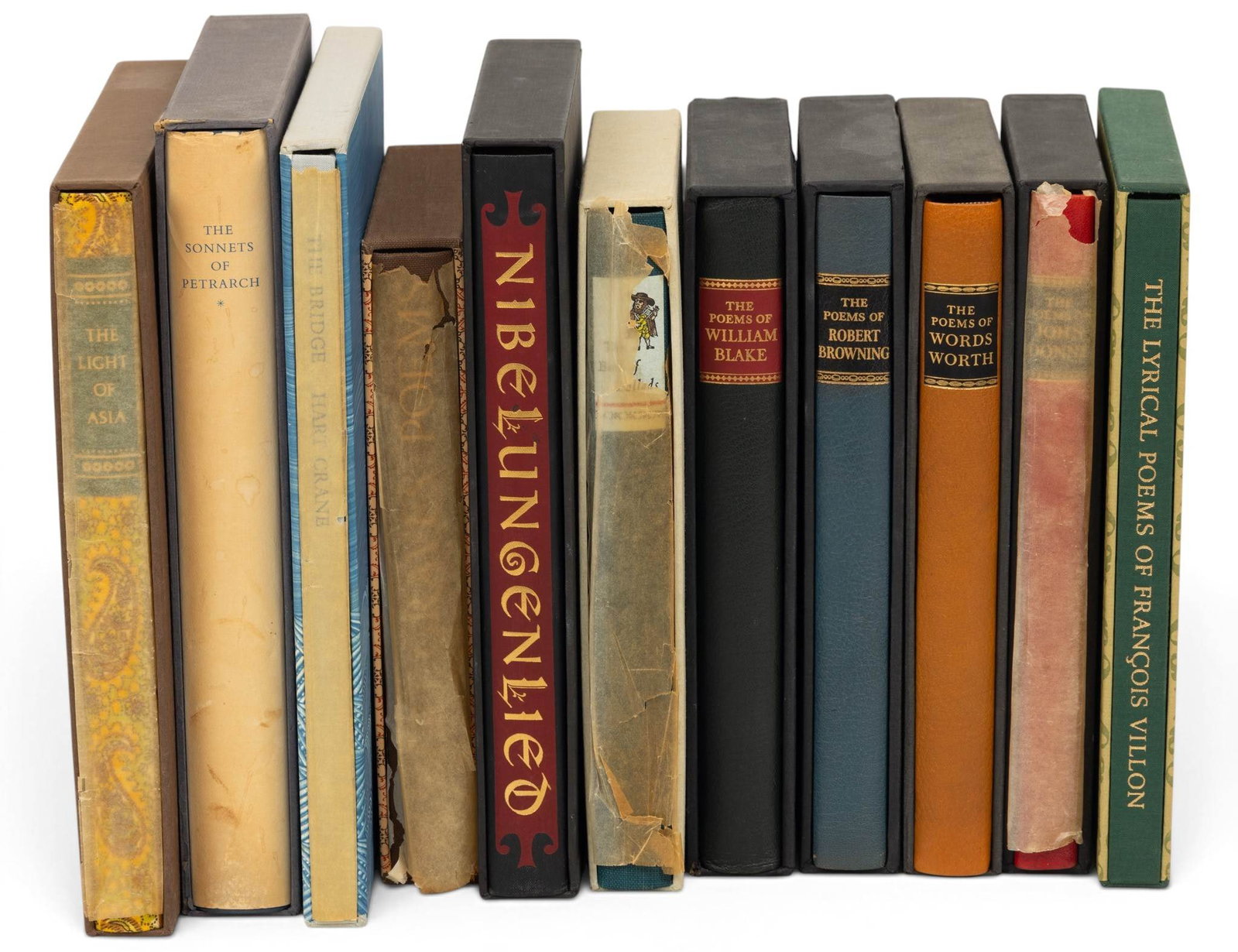 The Limited Editions Club Poems by Wordsworth, Crane, Browning, Blake, Villon, and Ballads 12 PCS (1 of 7)
