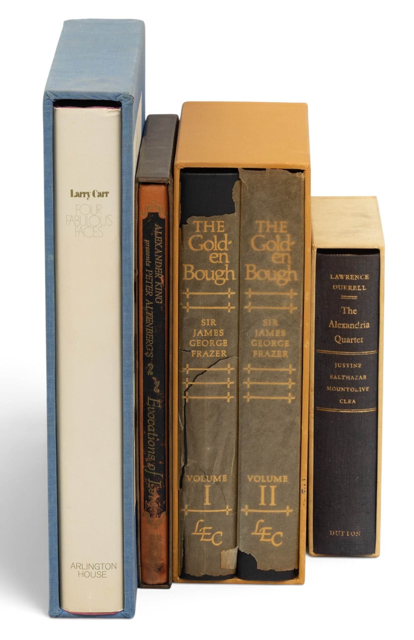 Collection of Various Books 'Four Fabulous Faces; the Golden Bough; the Alexandria Quartet; (1 of 6)