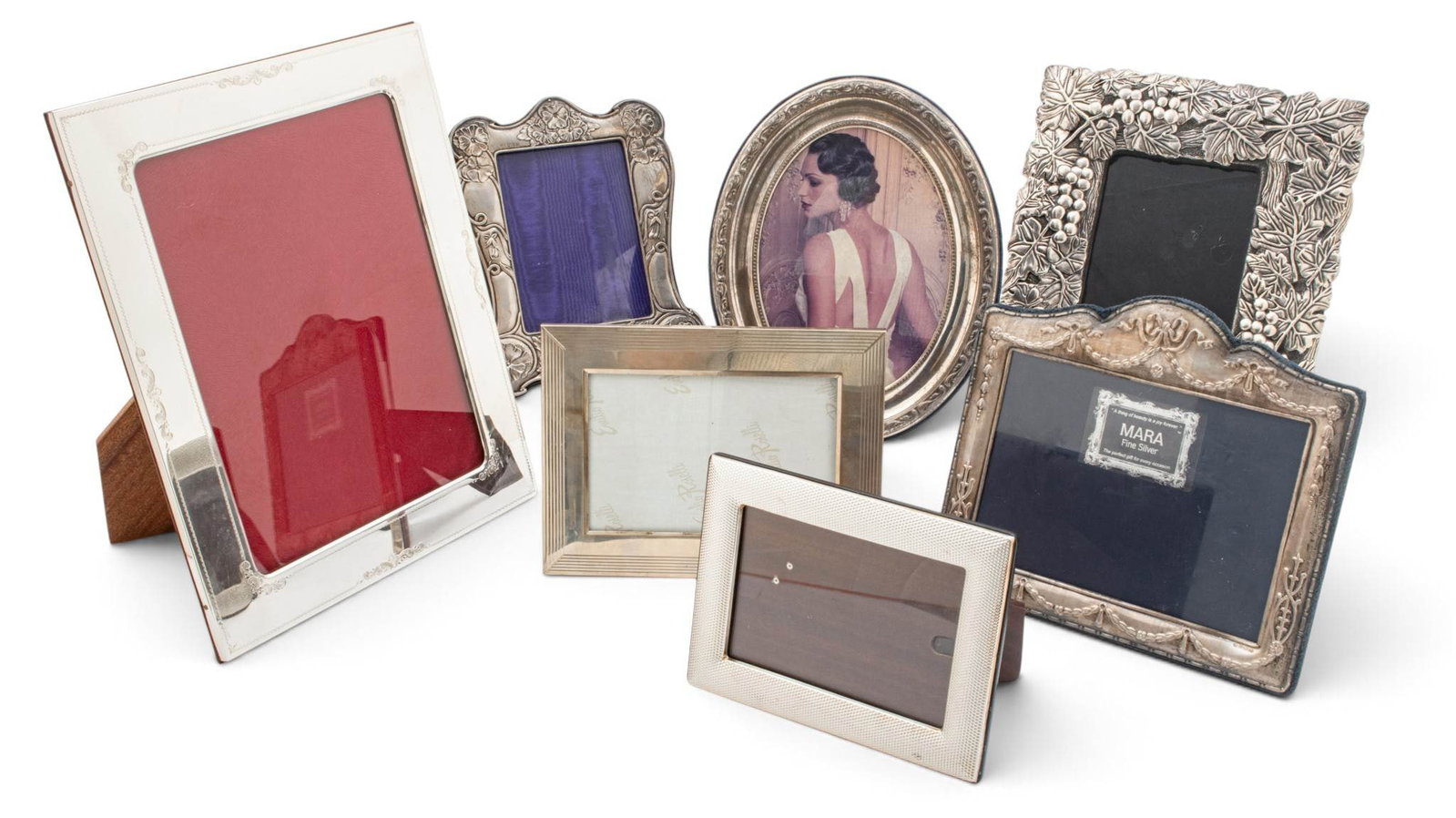 Sterling Silver Picture Frames 7 PCS (1 of 7)