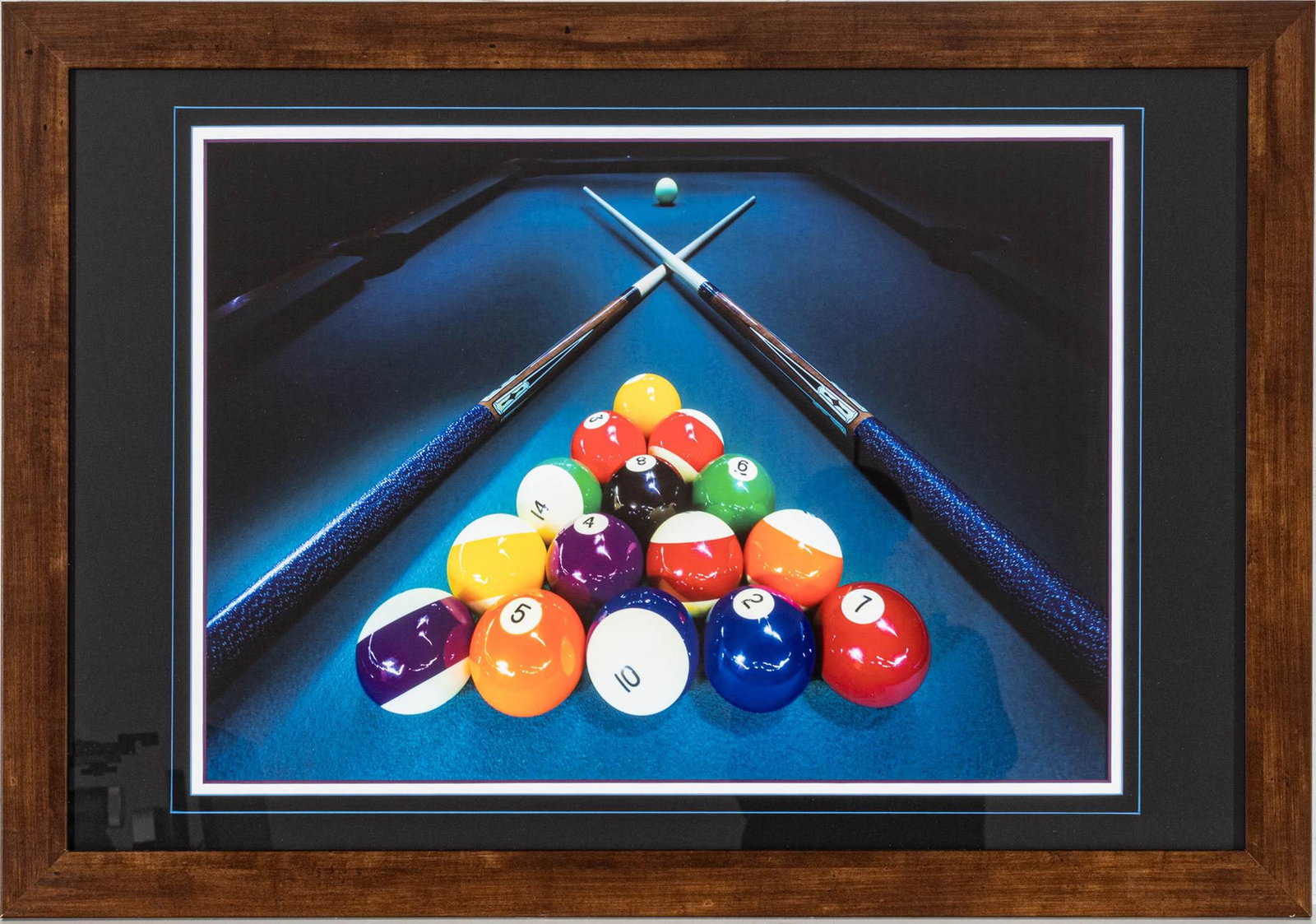 American Reproduction Print on Paper 'The Billiard Room' (1 of 3)