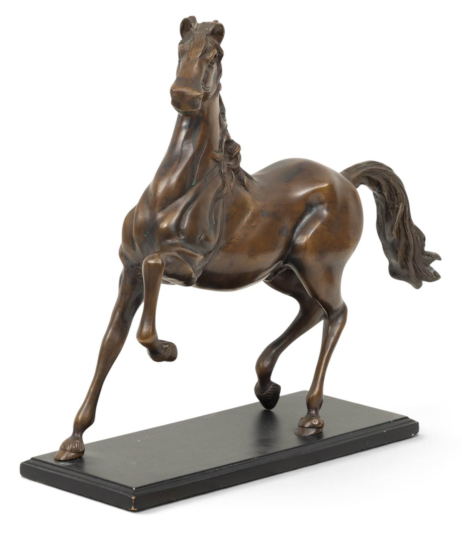 Modern Sculpture, Bronze Horse H 17" L 18" (1 of 5)