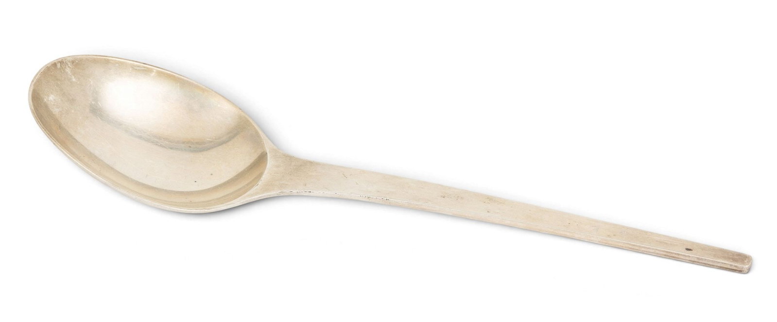 Georg Jensen Sterling Silver Serving Spoon 1950, L 10.5" 5.2 t oz 1 PC: Georg Jensen Sterling Silver Serving Spoon 1950, L 10.5" 5.2 t oz 1 PC No engravings. Plain pattern. Dimensions: L 10.5" 5.2 t oz 1 PC Weight: 5.2 t oz