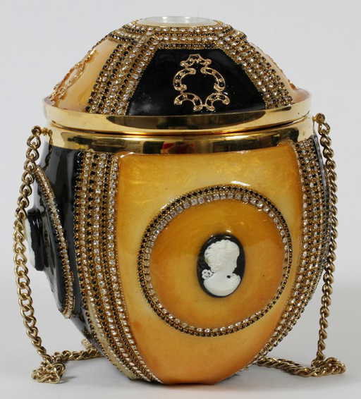 Mitzi Perdue Ostrich Egg Handbag