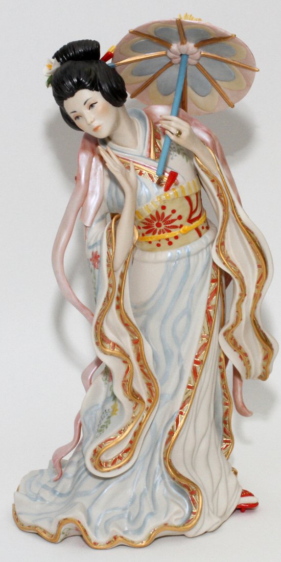 CYBIS BISQUE FIGURE #243: CYBIS BISQUE FIGURE, #243, H 13":Depicting Japanese Geisha. Signed and numbered at verso of base.