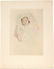 MARY CASSATT DRYPOINT MARGOT WEARING BONNET