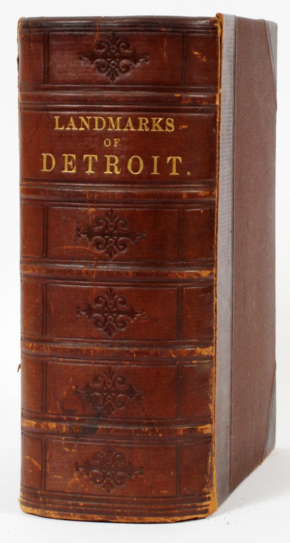 R. ROSS, G. CATLIN 'LANDMARKS OF DETROIT' BOOK: ROBERT B. ROSS & GEORGE B. CATLIN, 'LANDMARKS OF DETROIT' BOOK, 1898:Title "Landmarks of Detroit: a History of the City" by Robert B. Ross and George B. Catlin, revised by Clarence W. Burton, publishe