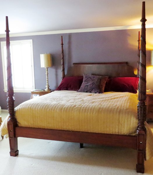 ETHAN ALLEN MAHOGANY FOURPOSTER KING SIZE BED May 17, 2014