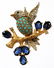 JOMAZ COSTUME BROOCH - 2