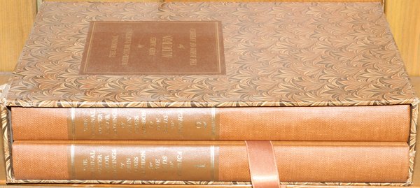 ORIGINAL WATERCOLOR PAINTINGS/JOHN JAMES AUDUBON: 'THE ORIGINAL WATERCOLOR PAINTINGS OF JOHN JAMES AUDUBON', TWO VOLUMES:Published by American Heritage, New York.
