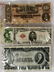 CONFEDERATE $10.PAPER NOTE #7971 $5 RED SEAL 1864