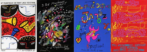 Montreux Detroit Jazz Festival Posters 15 Total Mar 13 2015 Dumouchelles In Mi