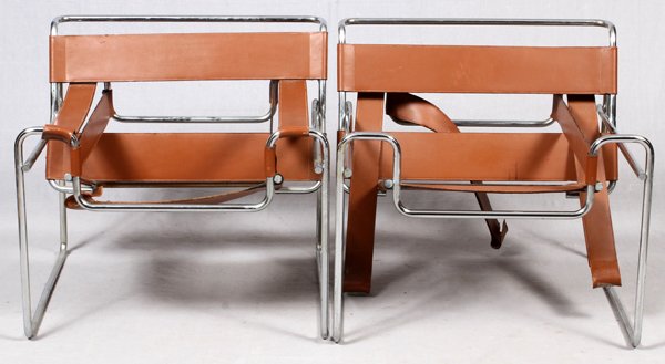 WASSILY MID CENTURY MODERN ARMCHAIRS C1960 2 PCS. (1 of 4)