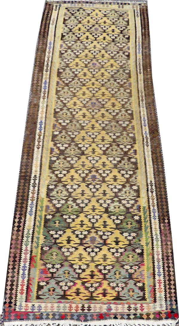 KILIM WOOL RUNNER EARLY 20TH C. (1 of 4)