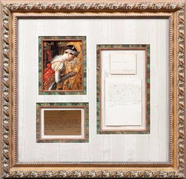 ATTRIB TO JOSEPHINE DE BEAUHARNAIS AUTOGRAPH LETTER (1 of 4)
