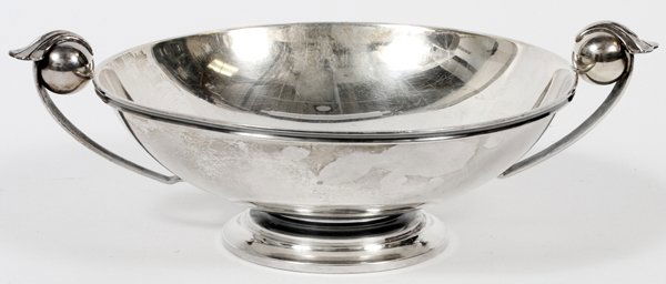 SVEND TOXVAERD DANISH STERLING BOWL C. 1950 (1 of 2)