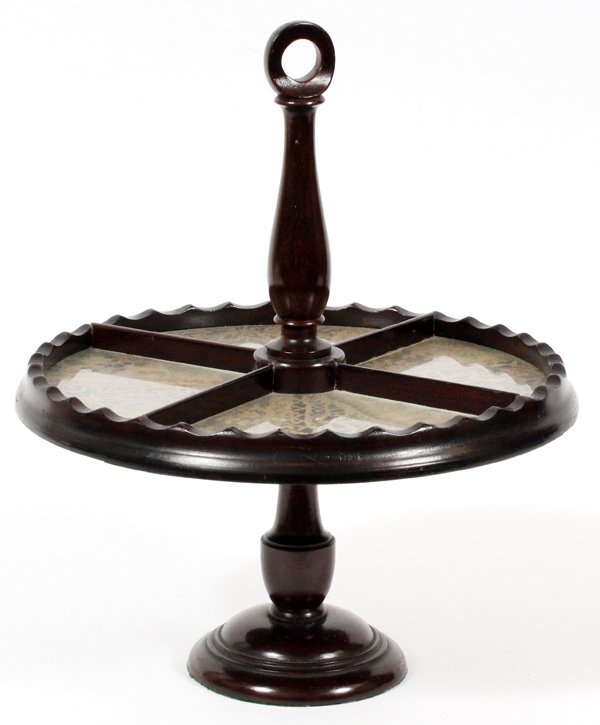ENGLISH MAHOGANY FOUR-SECTION STAND EARLY 19TH C. (1 of 2)