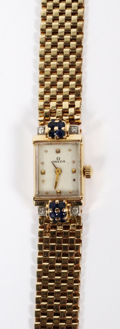 OMEGA 14KT YELLOW GOLD LADY'S BRACELET WATCH (1 of 2)