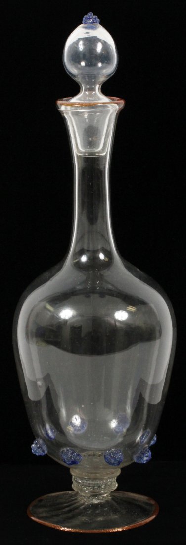 VENETIAN HAND-BLOWN GLASS DECANTER (1 of 1)