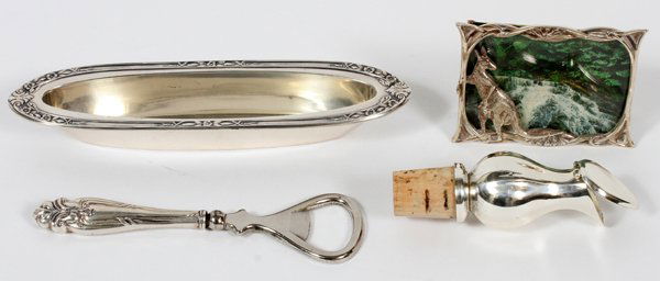 STERLING TABLE ARTICLES FOUR PIECES (1 of 2)