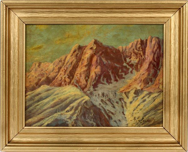 THEODORE LAMBERT OIL ON MASONITE (1 of 3)