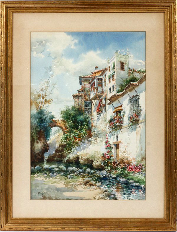 ENRIQUE MARIN WATERCOLOR (1 of 3)