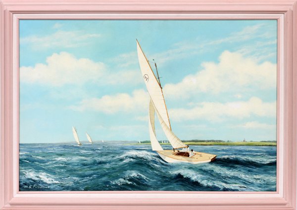 M.G. FRIEDRICH OIL ON CANVAS AFTER 1960 (1 of 3)