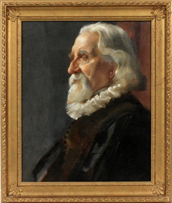 EUROPEAN OIL ON CANVAS 20TH C. (1 of 2)