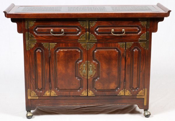 CHINESE ALTAR STYLE CREDENZA (1 of 2)