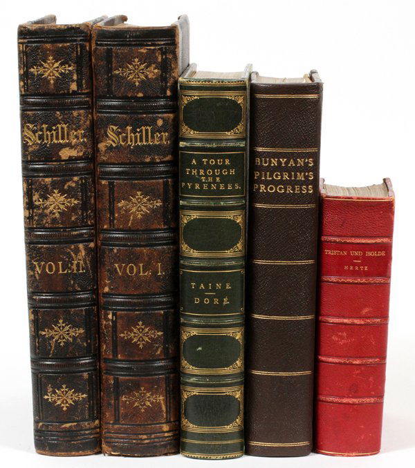 LEATHER BOUND NOVELS AND OTHERS, 5 (1 of 2)