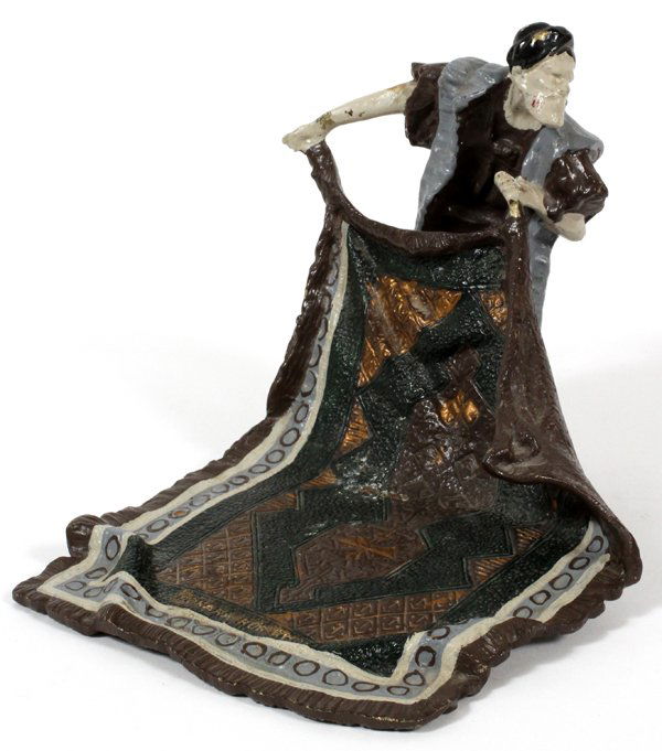 AFTER FRANZ BERGMAN COLD PAINTED BRONZE SCULPTURE (1 of 3)