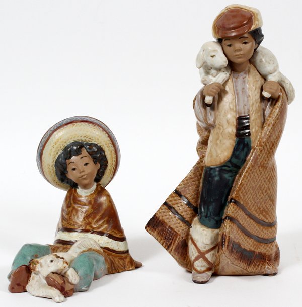 LLADRO PORCELAIN FIGURINES 2 PCS (1 of 2)