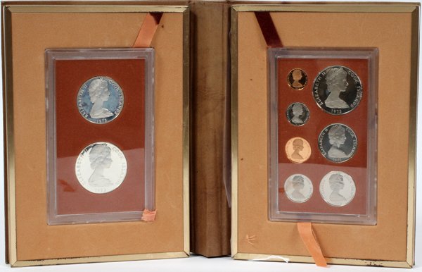 COOK ISLANDS COIN PROOFS 1973 9 COINS (1 of 1)