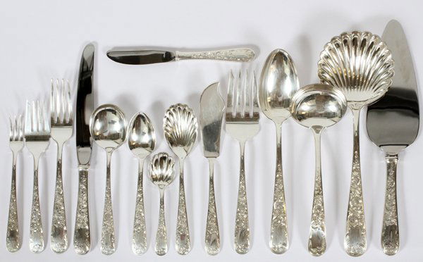 S. KIRK & SON 'OLD MARYLAND' STERLING FLATWARE SET (1 of 3)